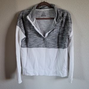 Half Button Up Pullover Sweatshirt